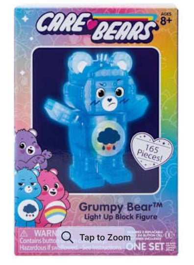 Care Bears Grumpy light Up block Figure Set