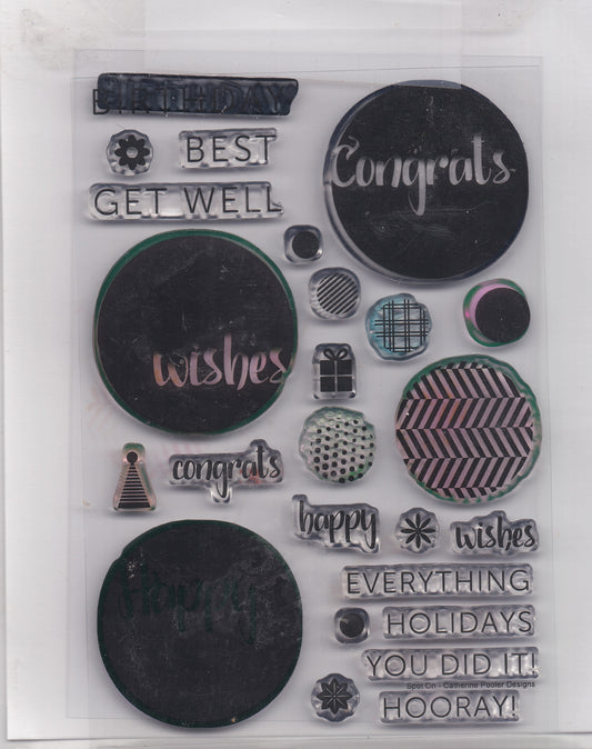 Catherine Pooler Spot On Stamp Set
