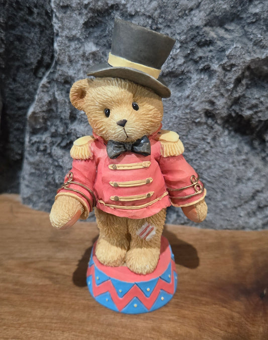 Cherished Teddies Bruno Step Right Up and Smile Circus Bear
