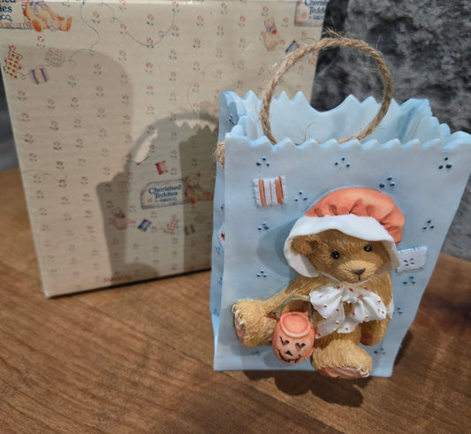 Cherished Teddies Halloween Treat Bag Sweet Treat Figure