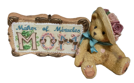 Cherished Teddies MOM Maker of Miracles Figurine