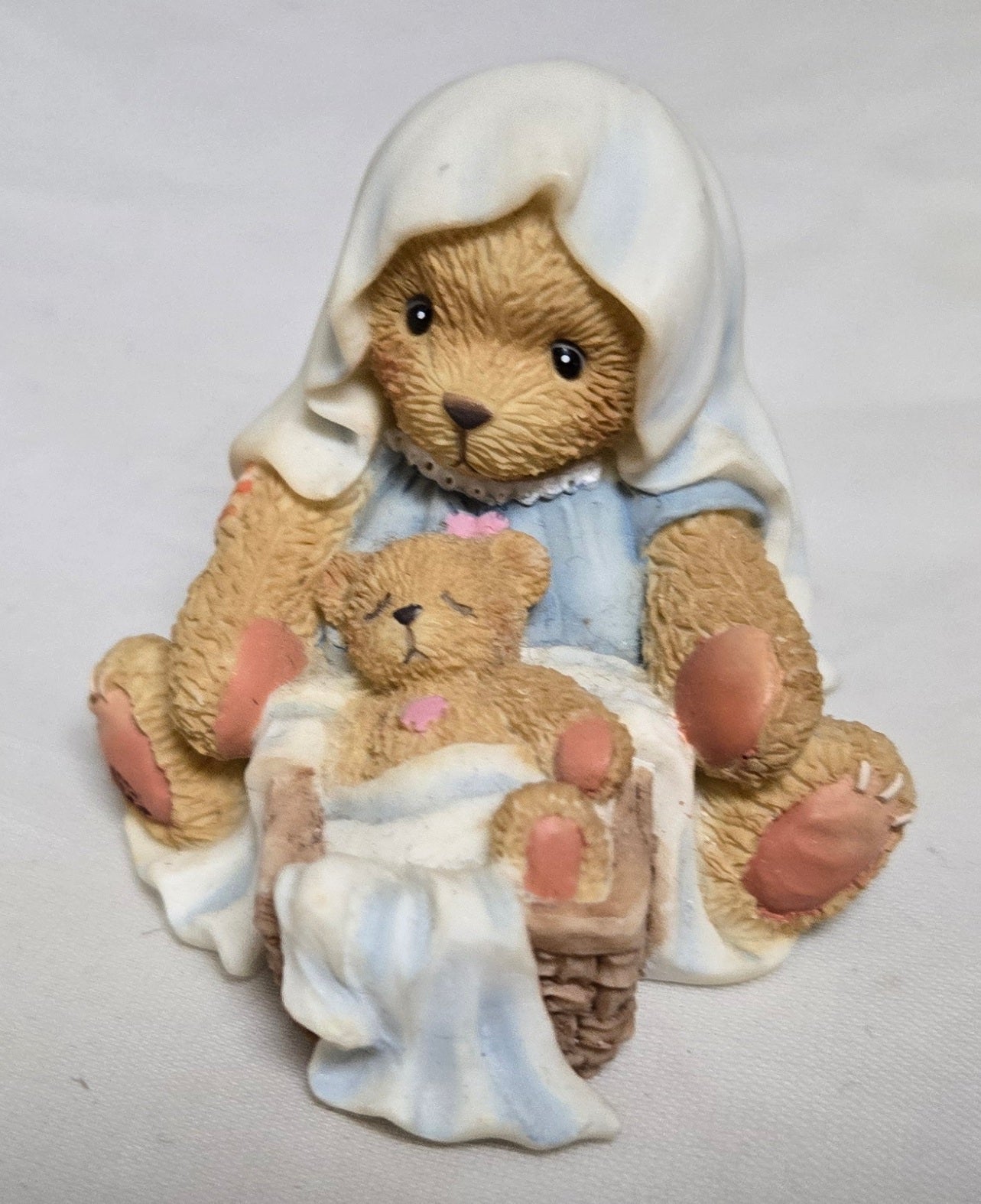 Cherished Teddies Mary and Baby Jesus Figurine