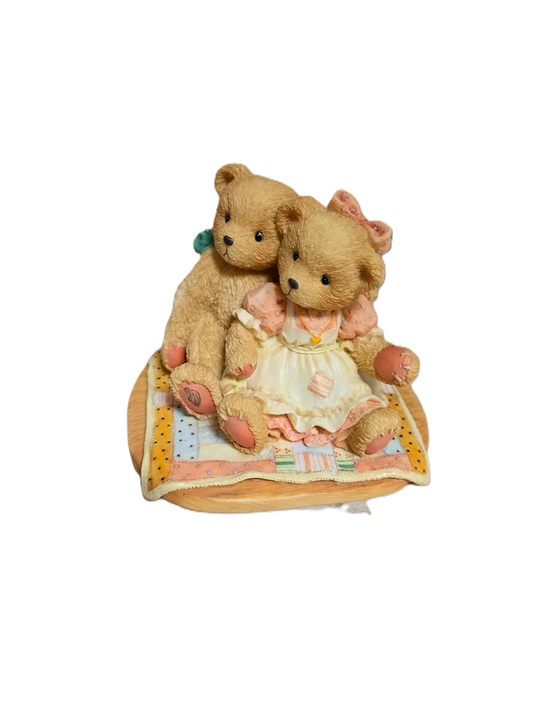 Cherished Teddies Nathaniel and Nellie Figurine