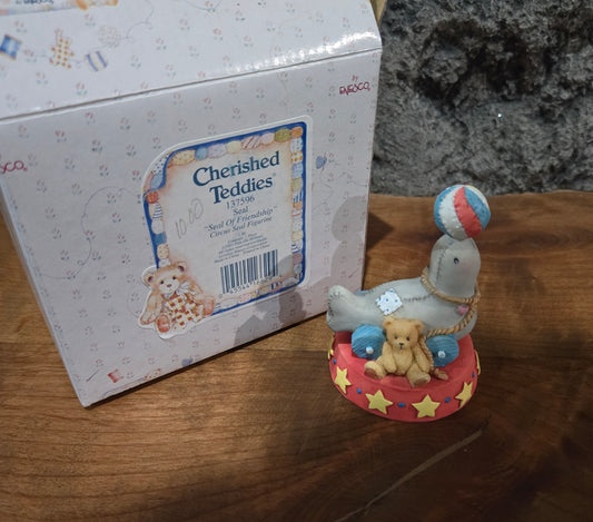 Cherished Teddies Seal of Approval Figurine