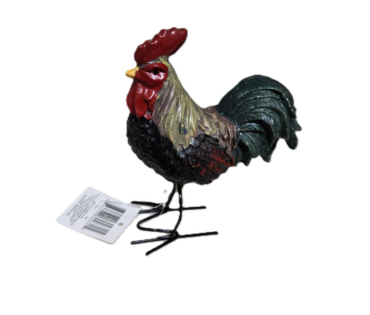 Rooster Figurine with Springy Base