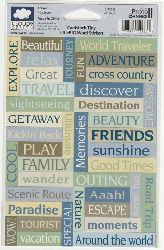 Little Big Word Stickers - Cloud 9 Designs