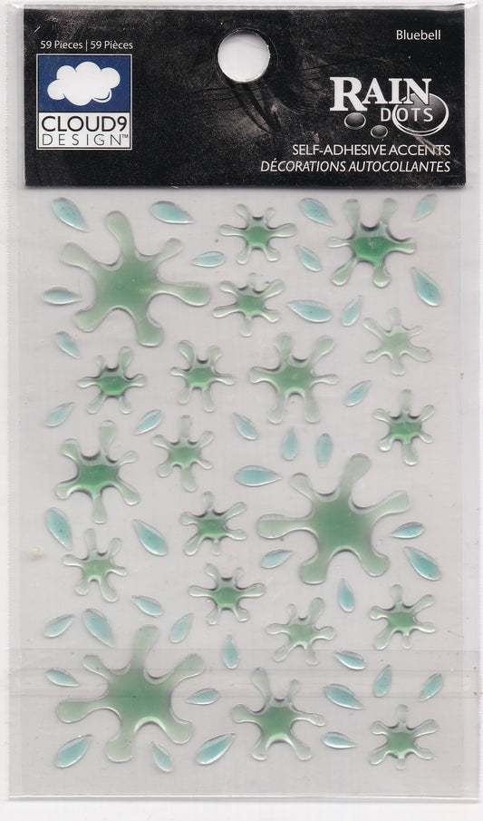 Cloud 9 Splat Epoxy Dot Stickers