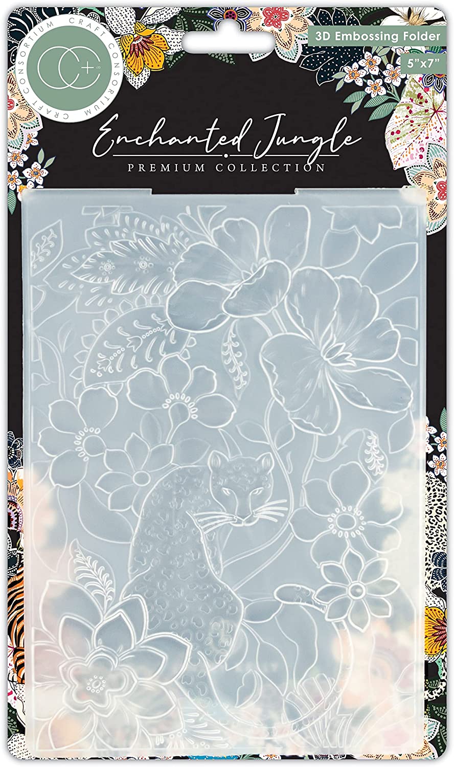 Enchanted Jungle 3d Embossing Folder