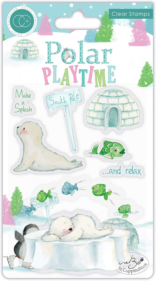 Craft Consortium Polar Playtime Stamp Set