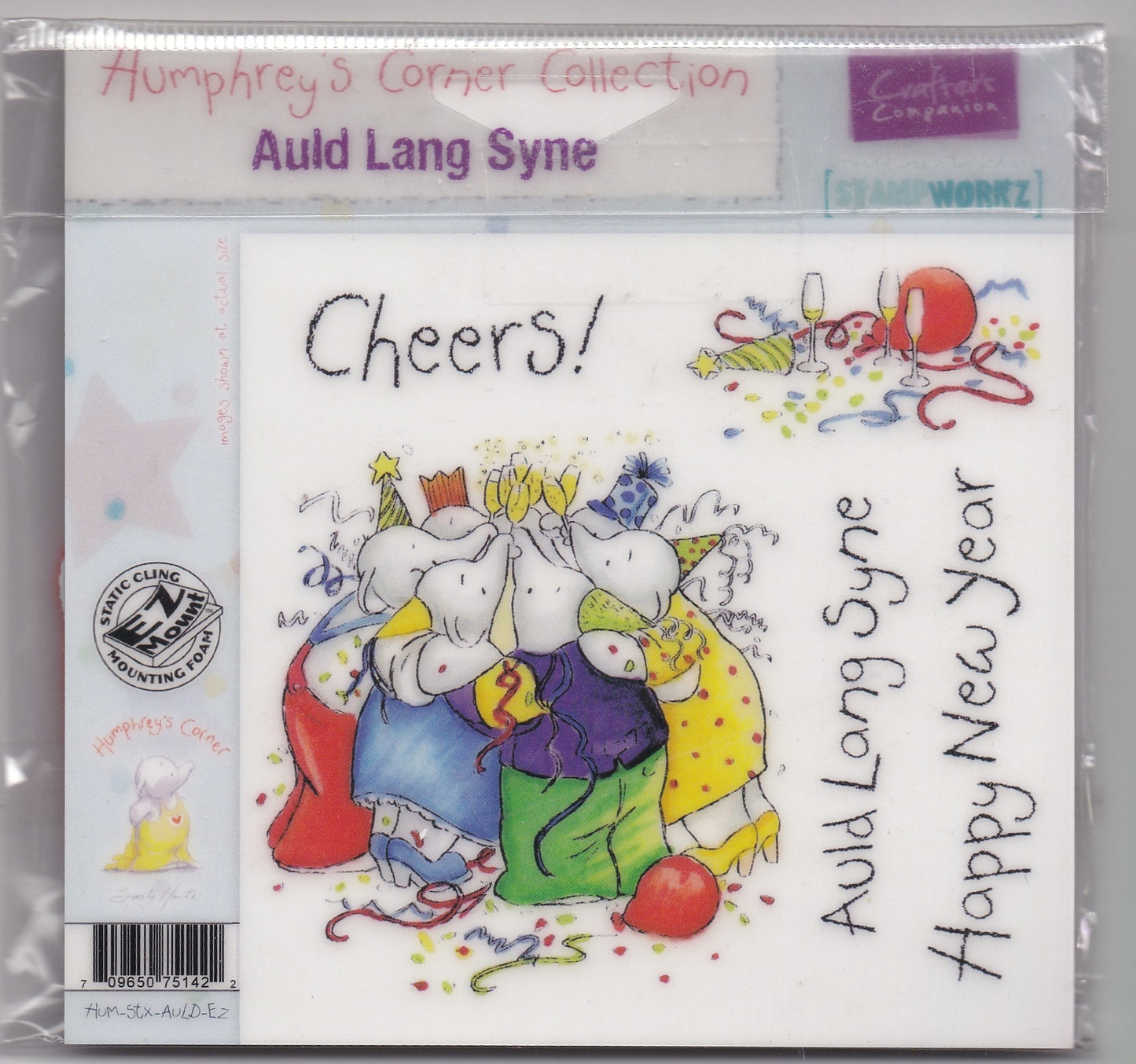 Humphrey's Corner Collection - Auld Lang Syne New Years Eve Stamps Set