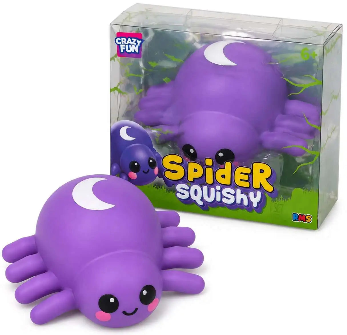 Halloween Purple Jumbo Spider Squishy