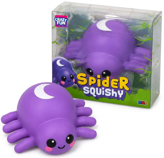 Halloween Purple Jumbo Spider Squishy