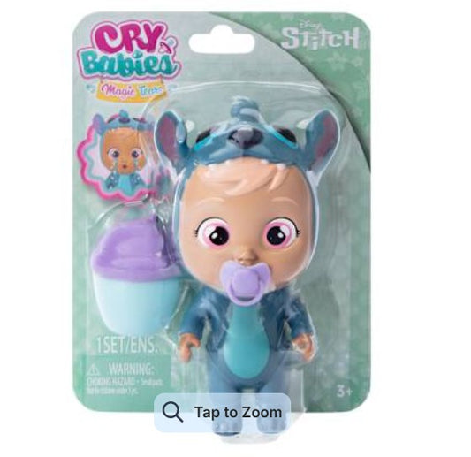 Cry Babies Magic Tears Mini Doll Disney - Stitch
