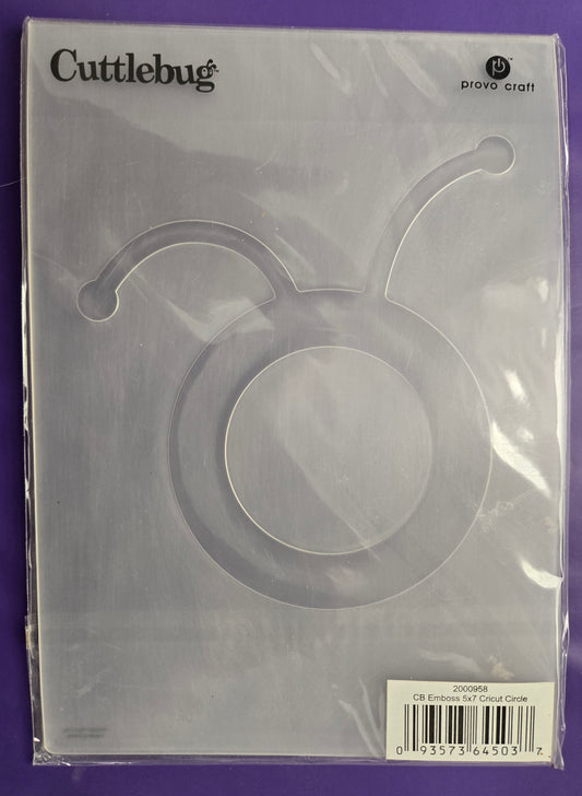 Cuttlebug Cricut Cutie Embossing Folder