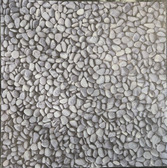 Gray Pebbles River Rock Scrapbook Paper