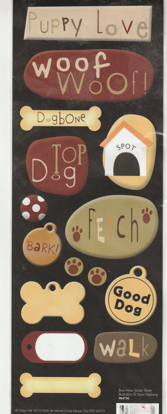 Daisy Hill Puppy Love Dog Stickers