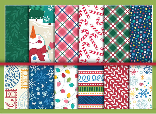 Dare2BArtzy Festive Prints 6x6 Paper Pad