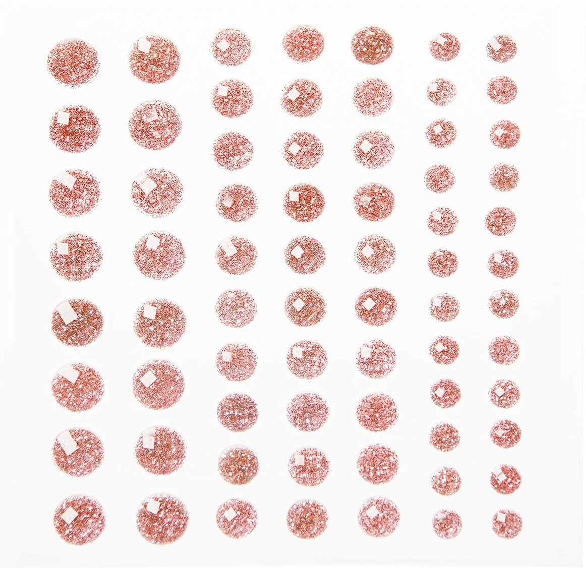 Rose gold Glitter Bling Sticker Dots