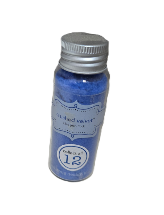 Doodlebug Blue Jean Flock Powder