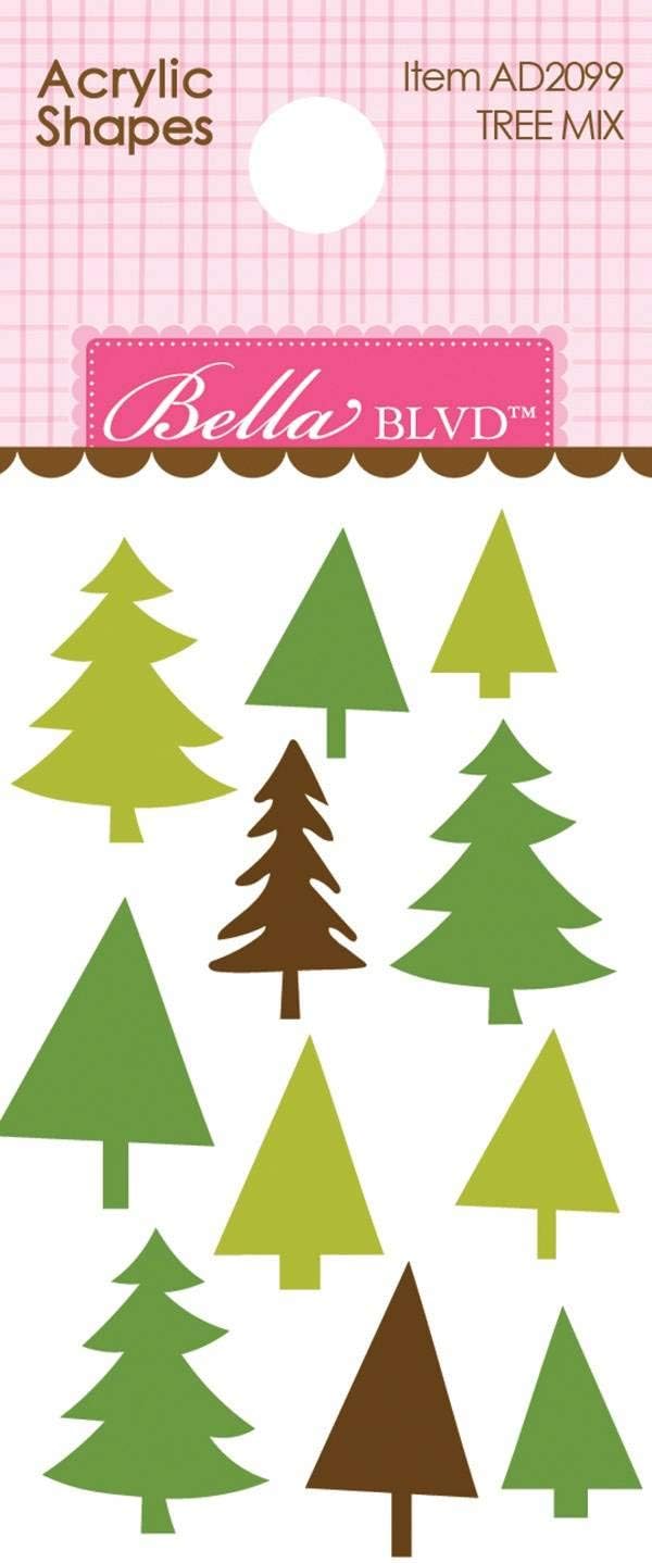 Bella Blvd Let's go On An Adventure Acrylic Trees