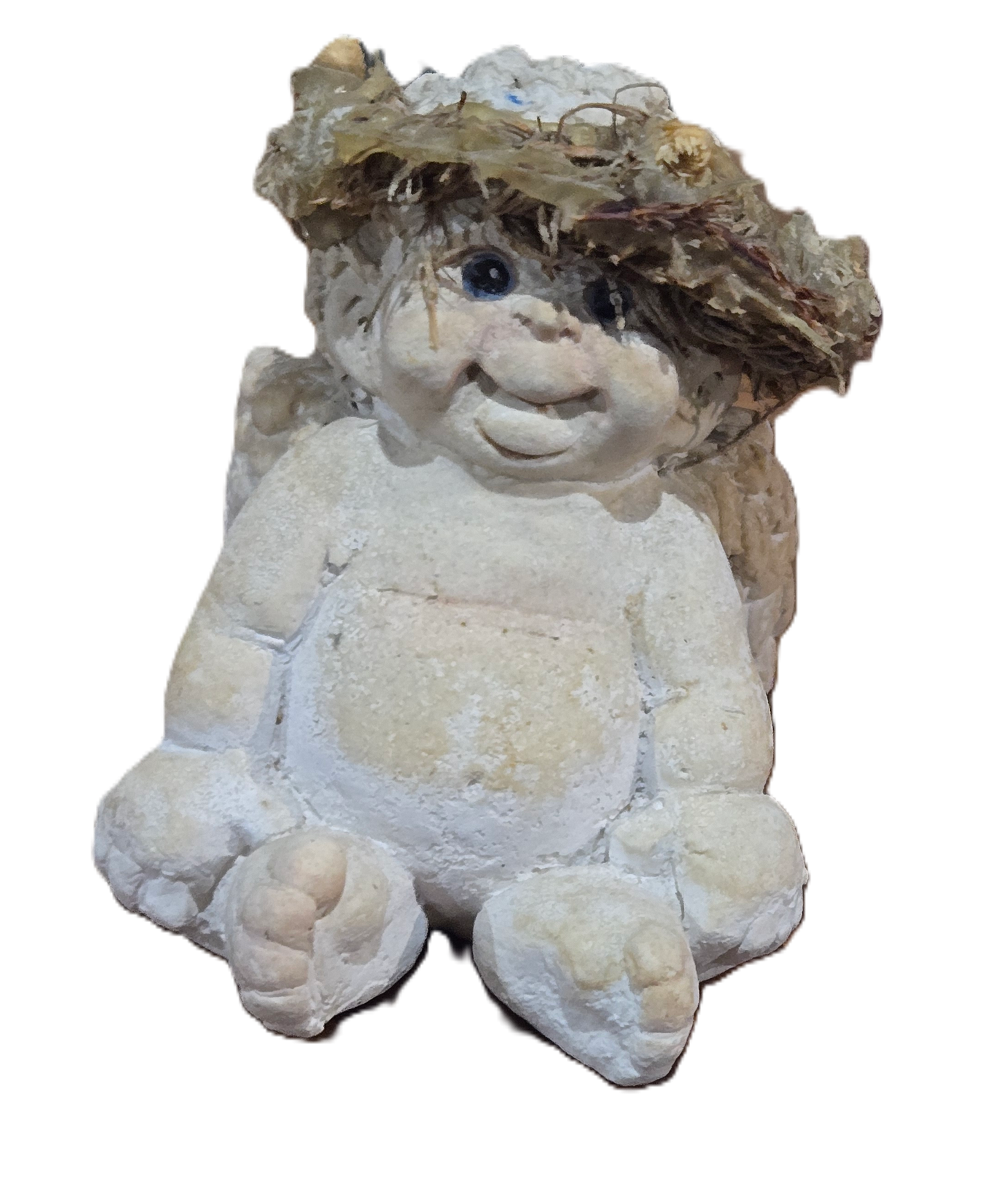 Dreamsicle Sitting Cherub Angel Figurine