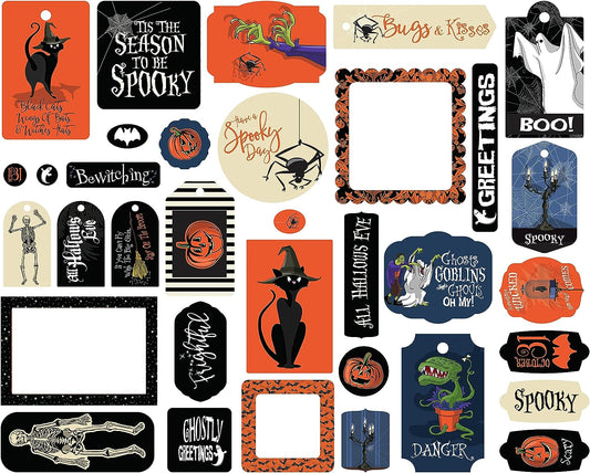 Halloween Hocus Pocus Frames and Tags Die Cuts