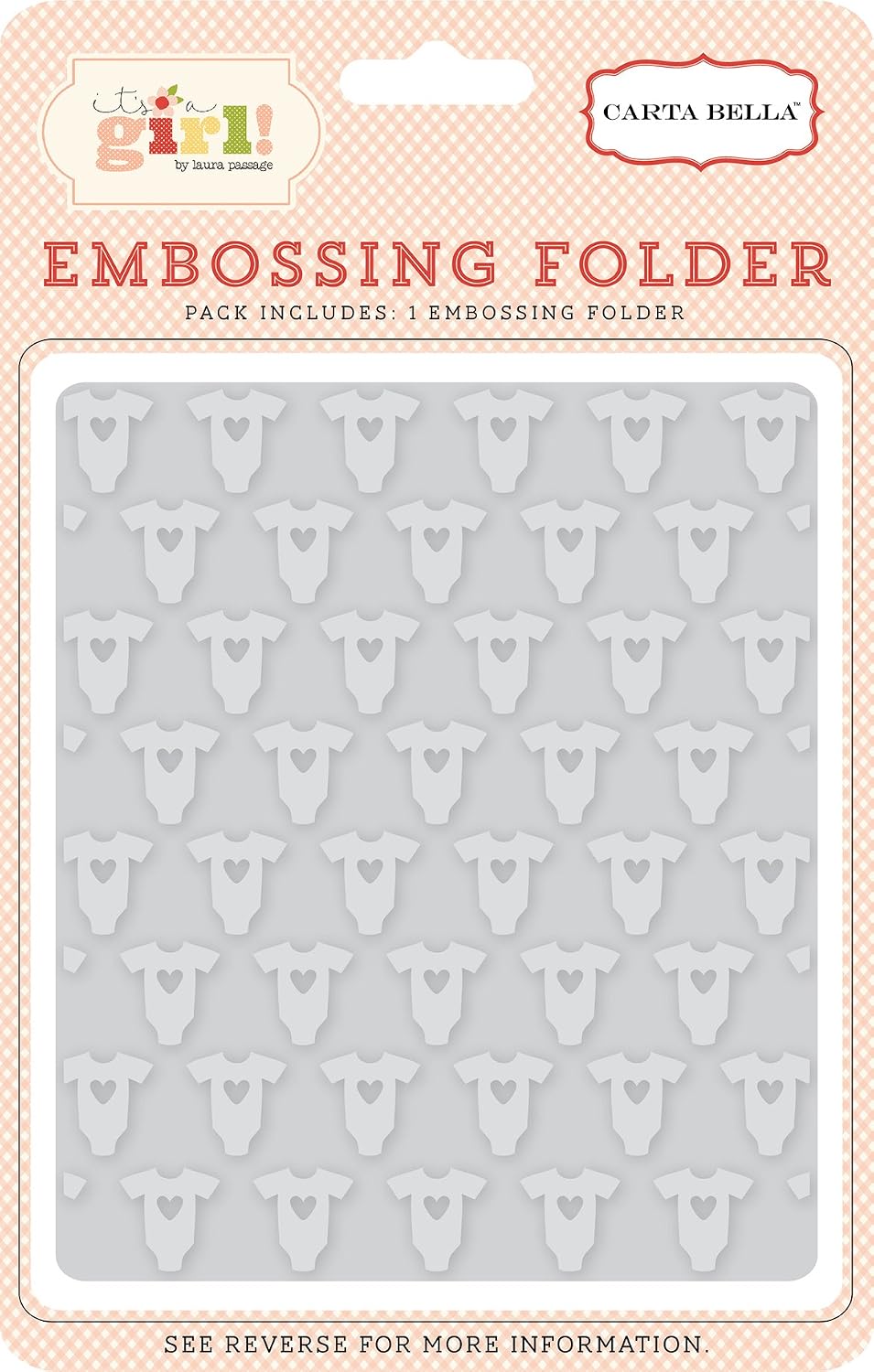 Echo Park Its a Girl Onesie Embossing Folder