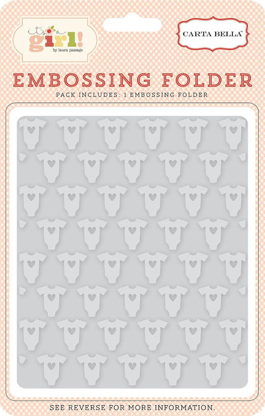 Echo Park Its a Girl Onesie Embossing Folder