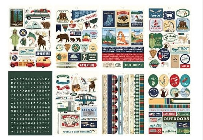 Outdoor Adventure Sticker Book - 16 Pages