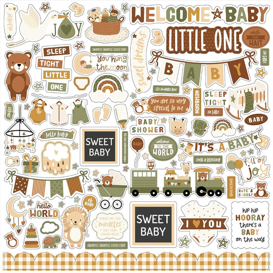 Echo Park Special Delivery Baby Stickers