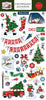 Echo Park White Christmas Chipboard Accents Stickers