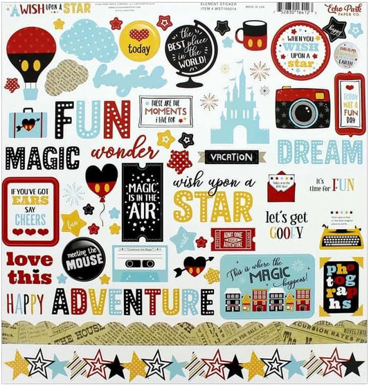 Echo Park Wish Upon a Star Stickers