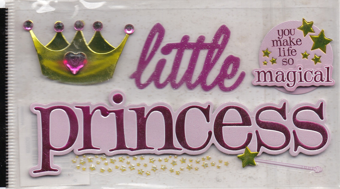 Sandylion Little Princess Essentials 3d Stickers