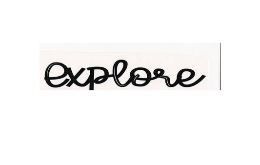 Explore Vinyl Decal Sticker
