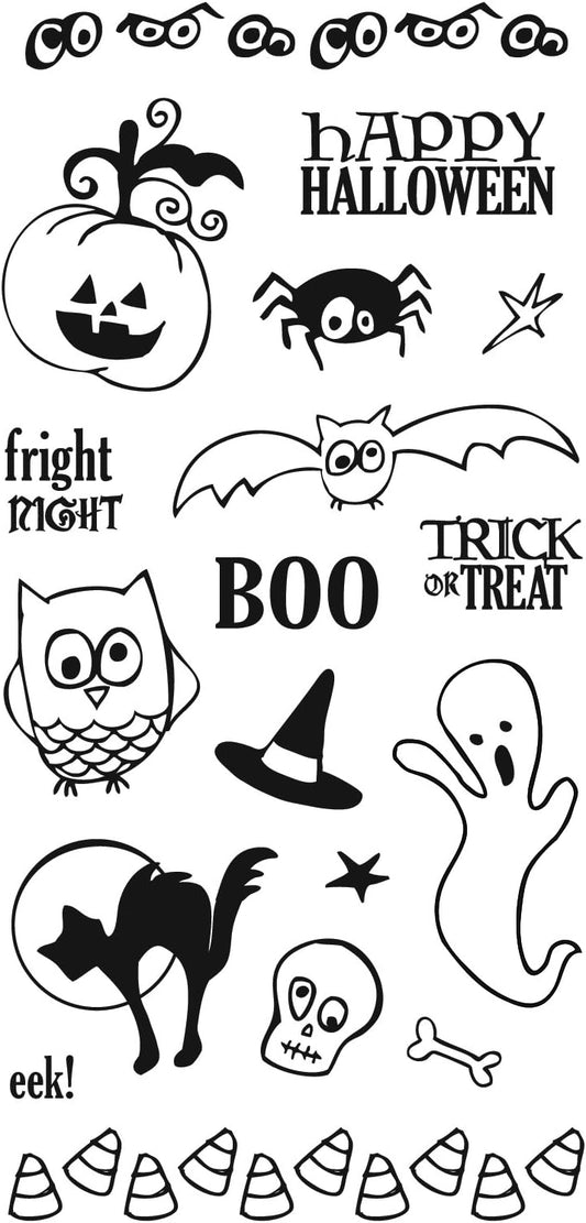Fiskars Halloween Night Clear Stamps