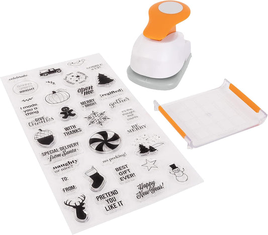 Fiskars Fall and Winter Punch and Stamp Set