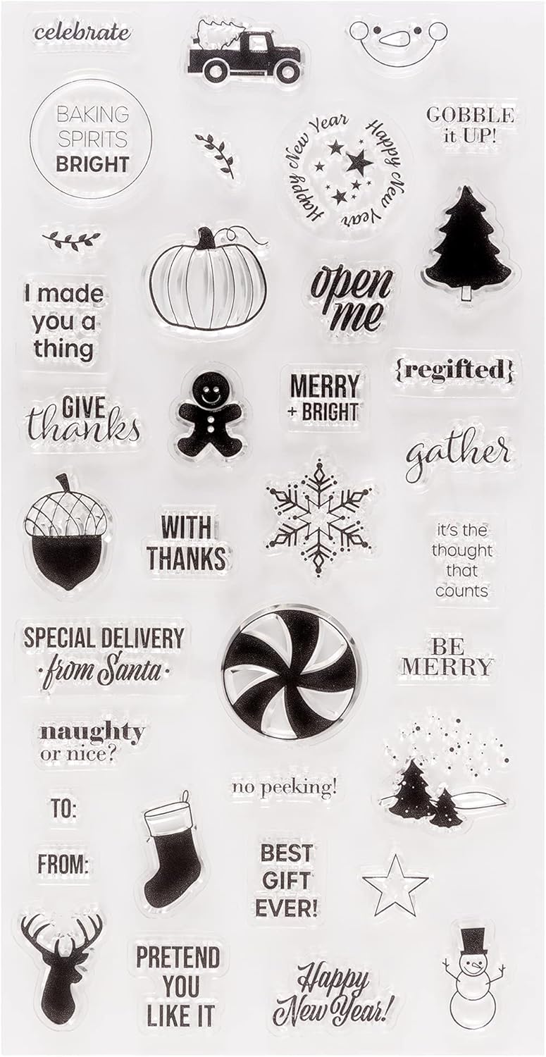 Fiskars Fall and Winter Punch and Stamp Set
