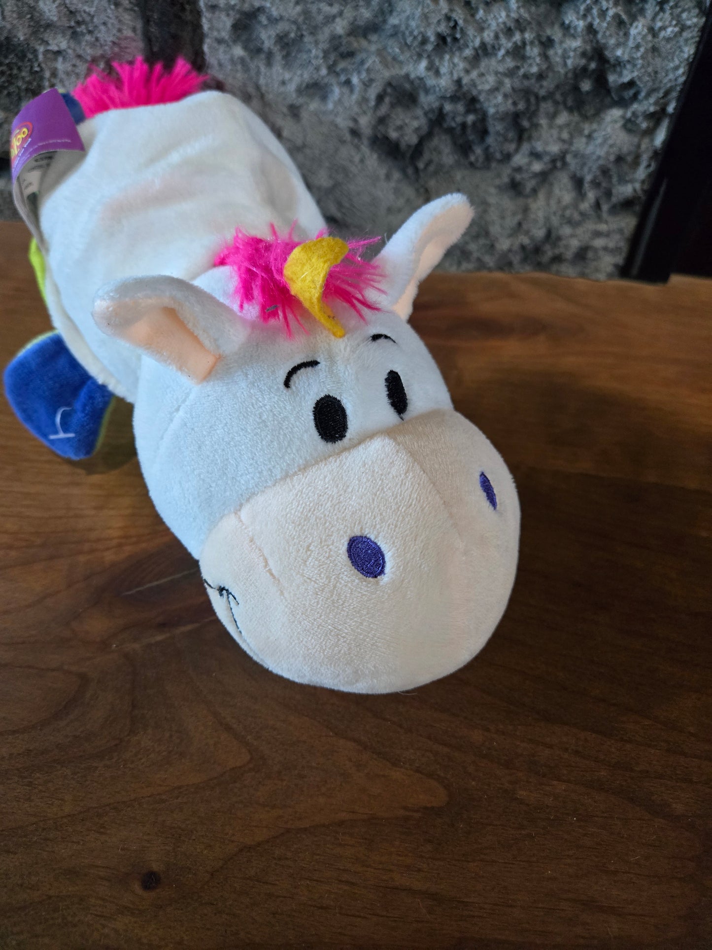 Persephone Unicorn and Imogen Dragon Flip-A-Zoo 2 In 1 Plush Animal