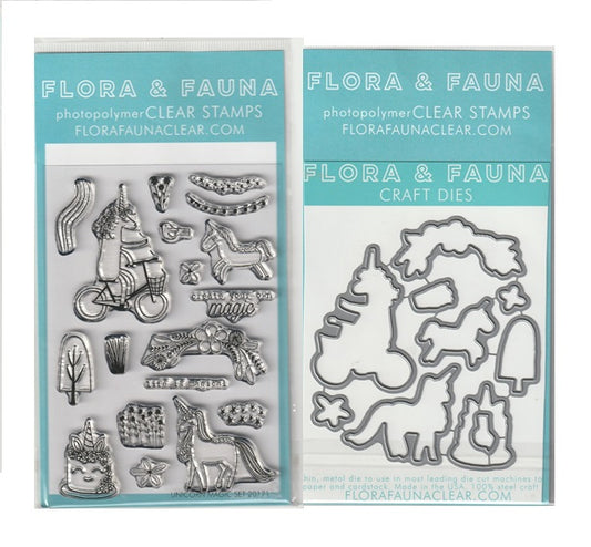 Unicorn Magic Satamps and Dies Set