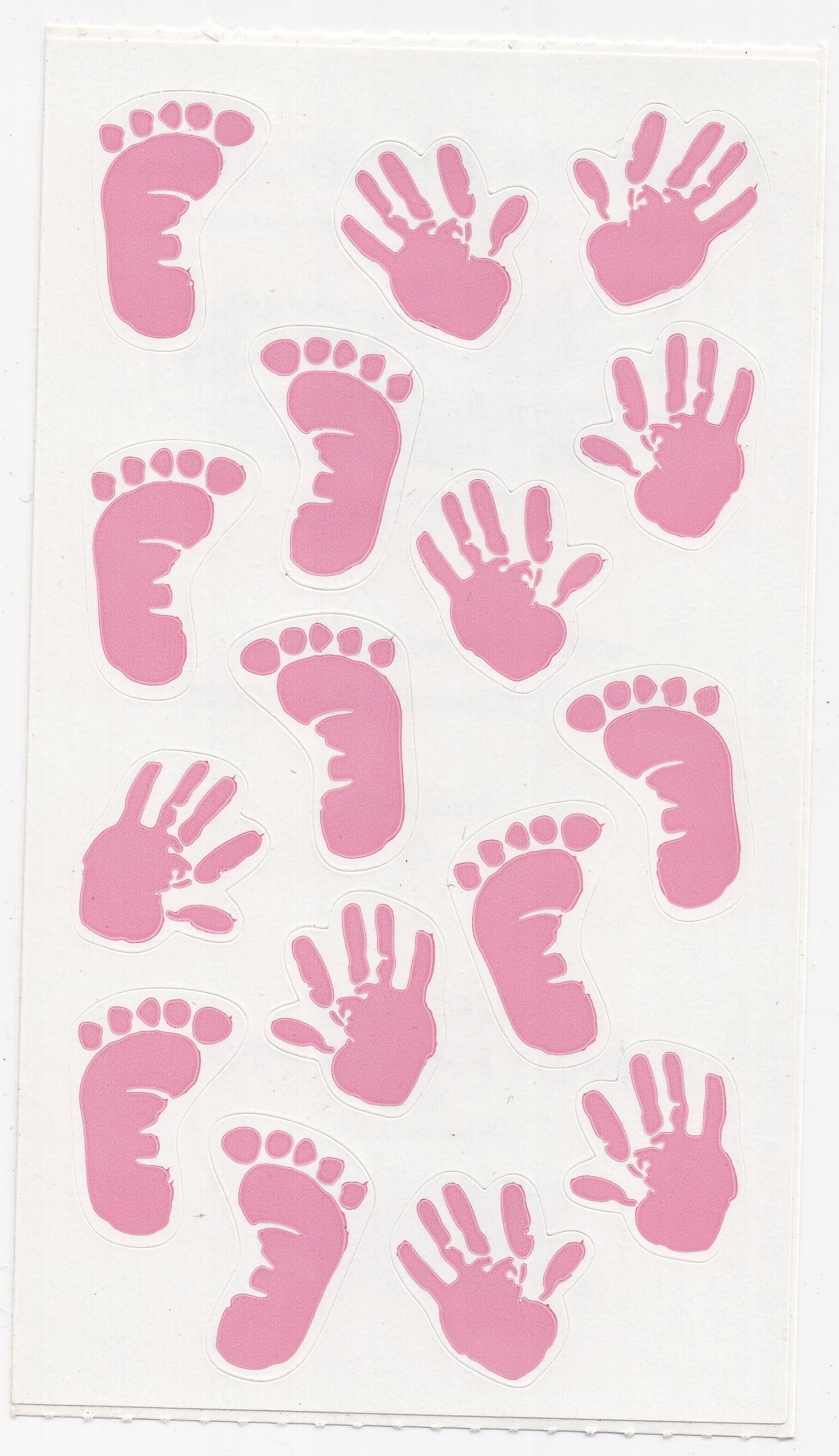 Baby Girl Hands and Foot Print Stickers