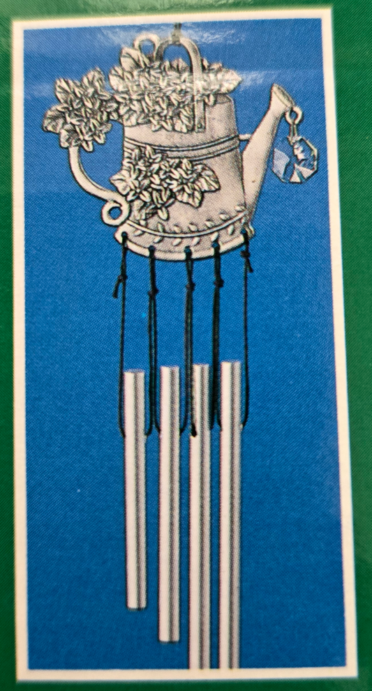 Ganz Silver Watering Can Wind Chime