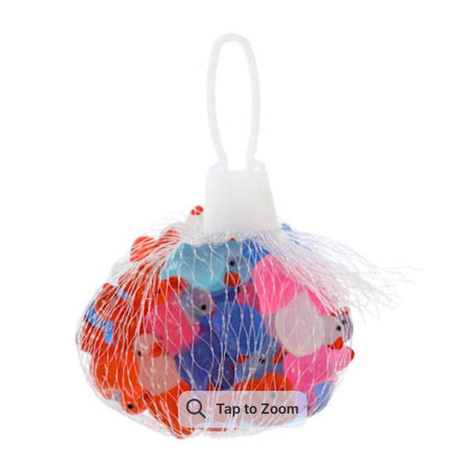 Mini Patriotic Translucent Ducks - 50pc