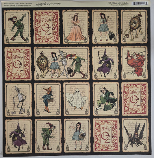 Graphic 45 The Magic of Oz - Journey to Oz Cardstock