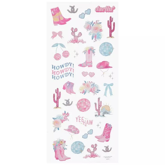 Disco Cowgirl Stickers