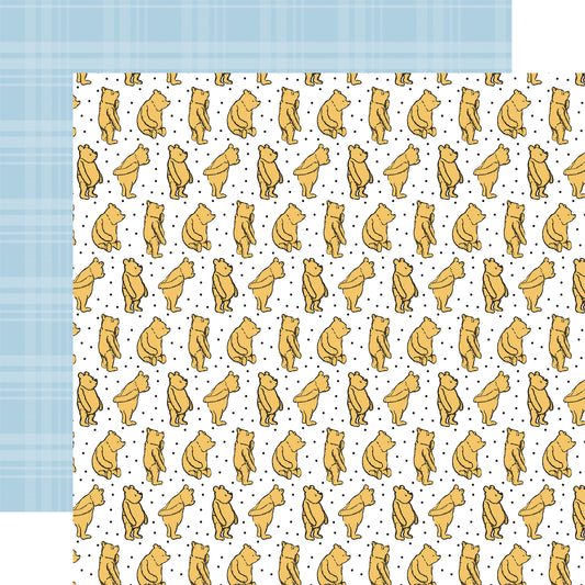 Curious Winnie - House at Pooh Corner Scrapbook Paper