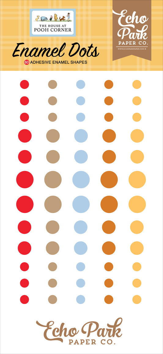 The House at Pooh Corner Enamel Dot Stickers