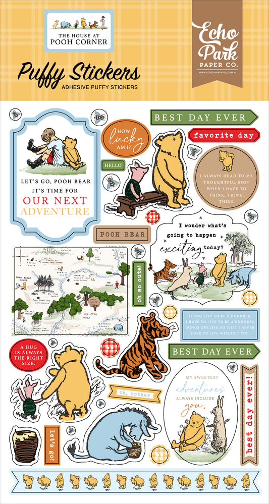 The House at Pooh Corner Puffy Stickers