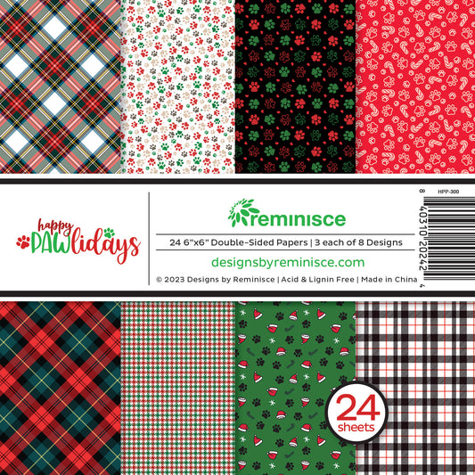 Reminisce Happy Pawlidays 6x6 Paper Pad