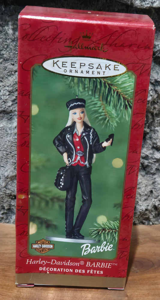 Hallmark Harley Davidson Barbie Ornament