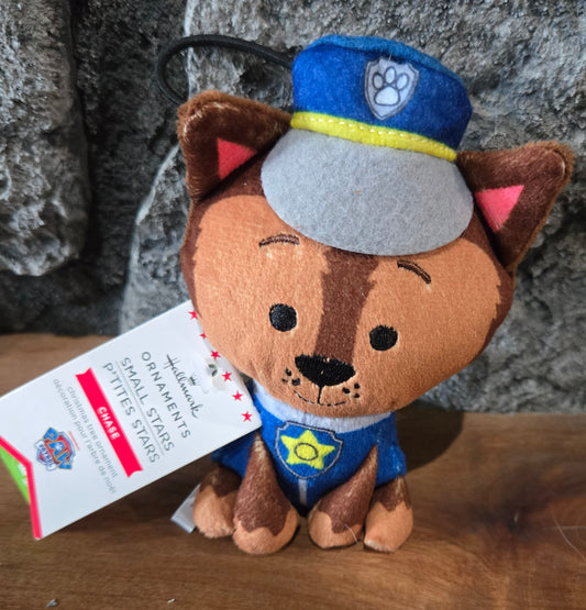 Hallmark Paw Patrol Chase Plush Ornament